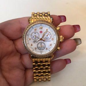 Gold Michele watch